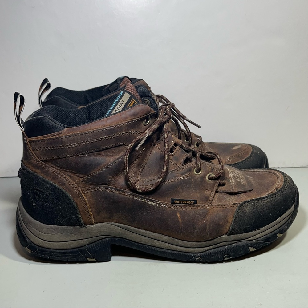 Men’s Ariat ATS Terrain Waterproof Hiking Boots, Size 9EE, Style 10002183